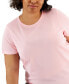 ფოტო #3 პროდუქტის Plus Size Birdseye Mesh T-Shirt, Created for Macy's