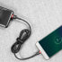 Фото #7 товара Wytrzymały nylonowy kabel przewód USB microUSB 2A 3M czarno-czerwony