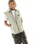 Rains Yermo heavyweight fleece vest with ripstop panels in sage green земля, XL - фото #2