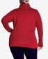 Фото #2 товара Plus Size Rosie Cable Knit Sweater