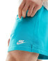 Nike Club fleece shorts in light blue