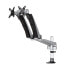 Фото #2 товара StarTech.com Desk-Mount Dual Monitor Arm - Full Motion Articulating - Premium - Clamp - 18 kg - 76.2 cm (30") - 100 x 100 mm - Height adjustment - Black - Silver