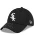 ფოტო #2 პროდუქტის Men's Black Chicago White Sox Top Visor 39THIRTY Flex Hat