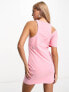 Фото #1 товара Calvin Klein Jeans cutout mini dress in pink - exclusive to ASOS