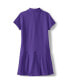 ფოტო #2 პროდუქტის Girls School Uniform Short Sleeve Mesh Pleated Polo Dress