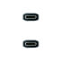 Cable USB C NANOCABLE 10.01.4101-L150-COMB Green 1,5 m Black/Grey