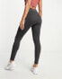 Фото #7 товара Hummel seamless mid waist leggings in black