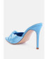 ფოტო #3 პროდუქტის Women's First Crush Satin Knot High Heeled Sandals