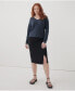 Фото #2 товара Organic Cotton Classic Fine Knit Relaxed Sweater