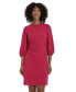 Фото #4 товара Women's Puffed 3/4-Sleeve Dress