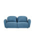 Фото #5 товара Lazy Sofa Loveseat Teddy Fabric Blue
