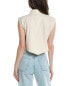 Фото #2 товара Triarchy Ms. Hart Shirt Petal Hem Crop Shirt Women's White L