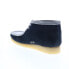 Фото #11 товара Clarks Wallabee Boot VCY 26165077 Mens Blue Suede Lace Up Chukkas Boots