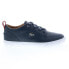 Фото #2 товара Lacoste Bayliss 119 1 U CMA Mens Blue Leather Lifestyle Sneakers Shoes