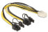 Фото #3 товара Delock PCI Express Stromkabel 6 Pin Buchse> 2 x 8 Stecker 30 cm - Cable - Current/Power Supply