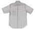 Фото #2 товара TailorByrd Mens Multi-Color Striped Short Sleeve Button-Up Shirt Size Medium