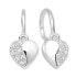 Children´s earrings Hearts made of white gold 239 001 00879 07