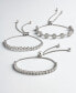 ფოტო #5 პროდუქტის Diamond Bolo Bracelet (1 ct. t.w.) in Sterling Silver