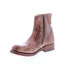 Bed Stu Eiffel F315403 Womens Brown Leather Zipper Casual Dress Boots