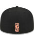 Фото #2 товара Men's Black New York Knicks Floral Side 59FIFTY Fitted Hat