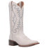 Dan Post Boots Sugar Square Toe Cowboy Womens White Casual Boots DP4999-100