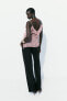 Фото #3 товара Топ в бельевом стиле с цветочным принтом ZARA
