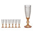 Фото #3 товара Бокал для шампанского Очки Янтарь Cтекло 180 ml (6 штук)