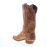 Фото #6 товара Abilene Boots 9114 Womens Brown Leather Slip On Cowboy Western Boots