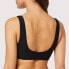 Фото #2 товара Seafolly 237317 Womens Tie Front Crop Bikini Top Swimsuit Solid Black Size 10 US