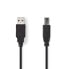 Фото #2 товара Кабель USB 2.0 NEDIS CCGP60100BK20 - 2 м - USB A - USB B черный