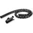 Фото #1 товара StarTech.com 2.5 m (8.2 ft.) Cable-Management Sleeve - Spiral - 45 mm (1.8 in.) Diameter - Cable sleeve - Polyethylene (PE) - Black