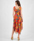 Фото #2 товара Women's Sleeveless Cowlneck Fit & Flare Dress
