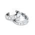 Steel round earrings with Poetica SAUZ20 crystals
