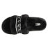 Фото #2 товара Puma Fluff Remix Slide Mens Black Casual Sandals 38524001