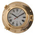 Фото #1 товара Настенное часы DKD Home Decor Стеклянный Позолоченный Vintage Латунь (23 x 7 x 23 cm)