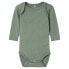 ფოტო #3 პროდუქტის NAME IT Wild Lime Dino Baby Long Sleeve Body 2 Units