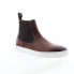 Фото #2 товара Bruno Magli Romeo BM1ROMB0P Mens Brown Leather Slip On Chelsea Boots 9.5