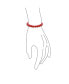 ფოტო #3 პროდუქტის Simple Plain Stacking Round Coral Red Stone Ball Bead Stackable Strand Stretch Bracelet For Women Teen For Men 8MM