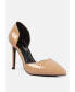 ფოტო #2 პროდუქტის candy cane patent faux leather high heel pumps