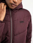 Vans foundry long MTE puffer jacket in brown