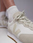 VEJA Rio Branco suede trainer in white pierre natural alveomesh