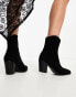 Фото #8 товара ASOS DESIGN Rational heeled western boots in black