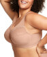 Plus Size Full Figure Magiclift Natural Shape Front Closure Wirefree Bra 1210