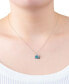 ფოტო #2 პროდუქტის Crystal Snail Pendant Necklace in Sterling Silver, 16" + 2" extender, Created for Macy's