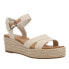 Фото #4 товара TOMS Audrey Espadrille Wedge Womens Off White Casual Sandals 10020758T-101