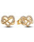 Фото #1 товара Sparkling Infinity Heart Jewelry Gift Set