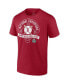 Фото #3 товара Men's Crimson Oklahoma Sooners 2022 NCAA Softball Women's College World Series Champions Slide T-shirt