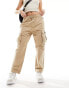 Napapijri Faber cargo tapered trousers in beige