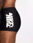 Фото #4 товара Nike Swimming tight performance graphic print swim trunks in black