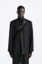 Фото #4 товара Пиджак из шерстяной смеси ZARA Blazer Wool Blend Suit